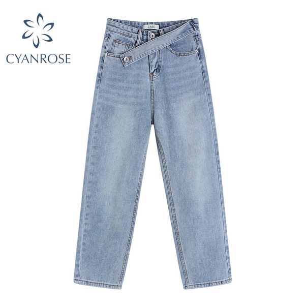 

vintage high waist pencil jeans pants for women summer streetwear skinny female denim jeans buttons zipper ladies jeans 210417, Blue