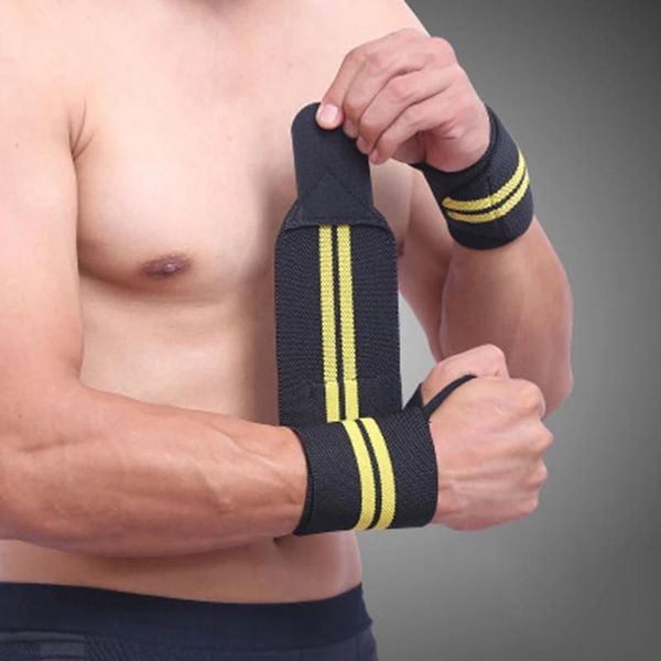 

adjustable wristband wrist band brace wrap bandage gym strap support bands for weight lifting exercise tool, Black;red