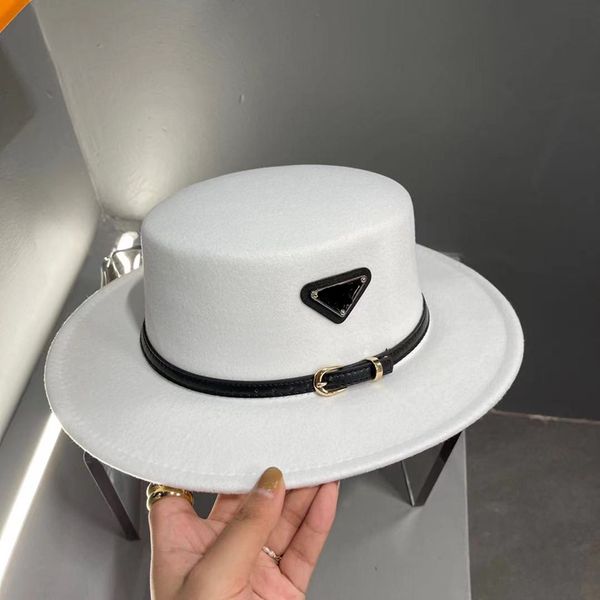 

2021 p designer winter cap bucket fashion men women fitted hats high sale wool caps woolen hat a1, Blue;gray