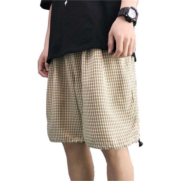 

summer casual shorts men's fashion business dress men streetwear wild loose sports british style suit, White;black