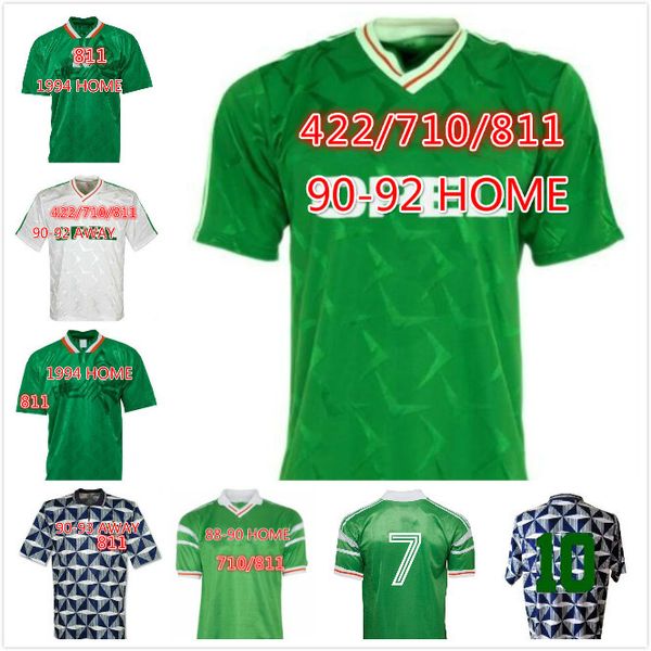 

retro 2021 2122 1990 1992 1994 1988 soccer jerseys 90 93 94 classic vintage irish staunton houghton football shirts, Black