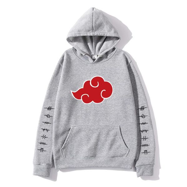 

men's hoodies & sweatshirts hoodie harajuku japan anime print streetwear fashion casual pullover wool jacket oversized, Black