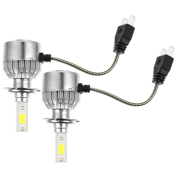 

working light 1 pair useful car accessory automobile led headlight durable lamp