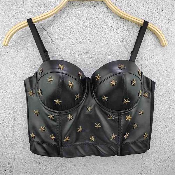 

pu womens corset gothic bustier pentagram vintage corset slimming corset chunky bustier crop top, Black;white