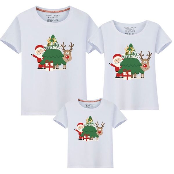 

family matching outfits clothes christmas dad mom baby t-shirt clothing funny mother daughter father son mommy and me shirt 210417, Blue