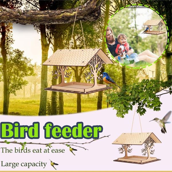 

bird cages charming diy wooden pet home garden gift courtyard villa balcony feeder