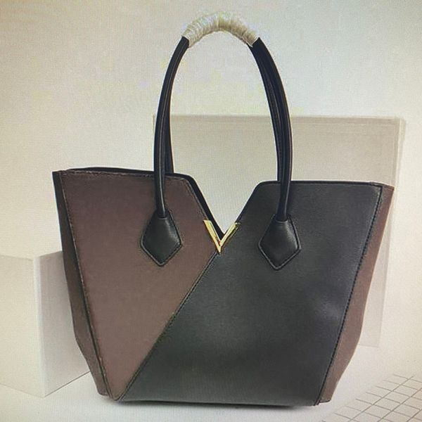 

m40460 mono women casual totes classic kimono tote handbags etinme shoulder bag genuine leather fashion toron brown flower bags