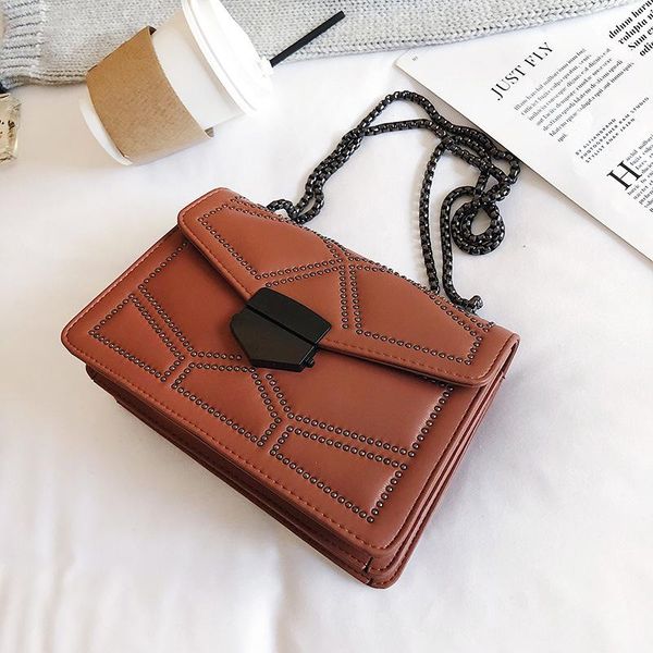 

shoulder bags women's bag fashion chain small square casual cross