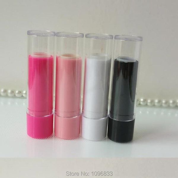 

12.1mm lip containers empty cosmetic rouge storage tube makeup packaging plastic lipstick 50pcs/lot packing bottles