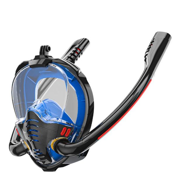 

diving masks strap snorkel mask double tube professional full face underwater nurkowanie scuba equipment ed50mj