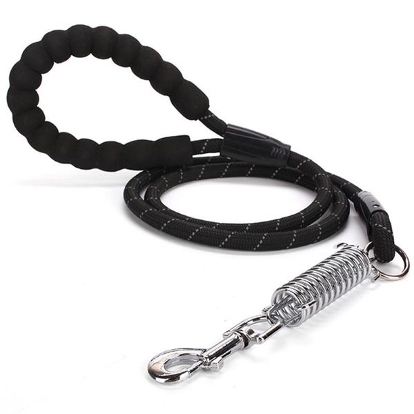 

dog collars & leashes leash reflective comfort pet lead spring explosion-proof round rope nylon traction for medium large dogs