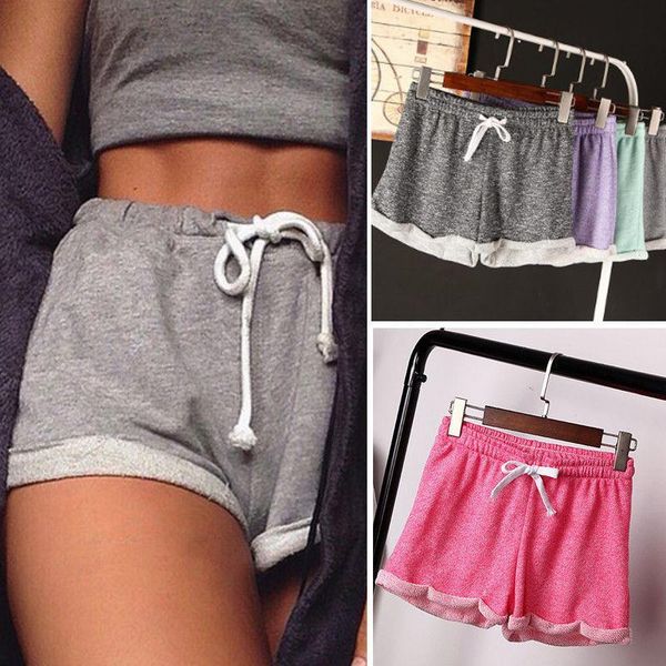 

women sports shorts casual beach summer running gym bottoms women's, White;black