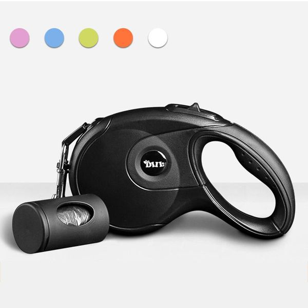 

dog collars & leashes 8m automatic pet walking retractable leash strong nylon rope extending running leads for small medium large big dogs