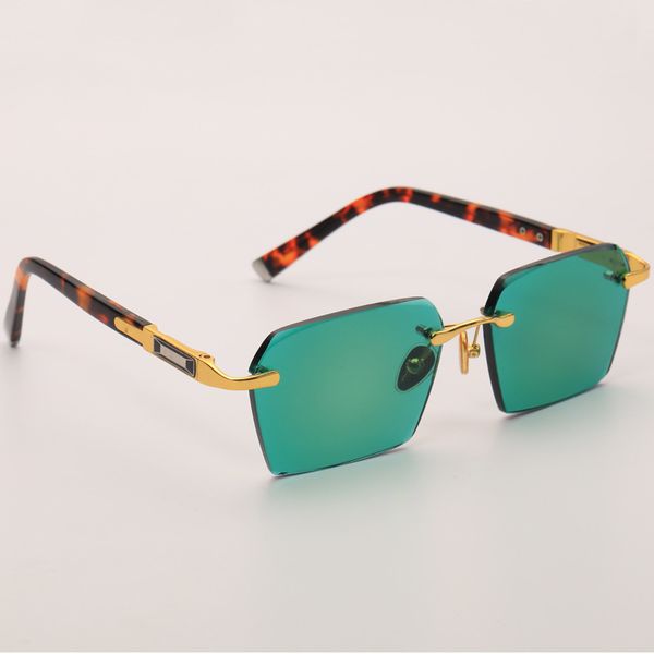 

green crystal sunglasses men women luxus mode sun glass titanium sunglasses wood sunglasses brand classic glass glasses wholesale, White;black