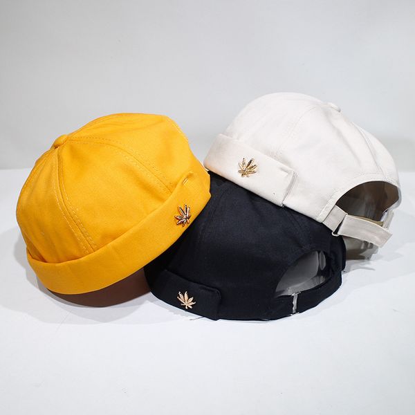

hat male spring summer landlord thin melon skin female hoodless hoodlum trendy hip hop yuppie sailor, Blue;gray