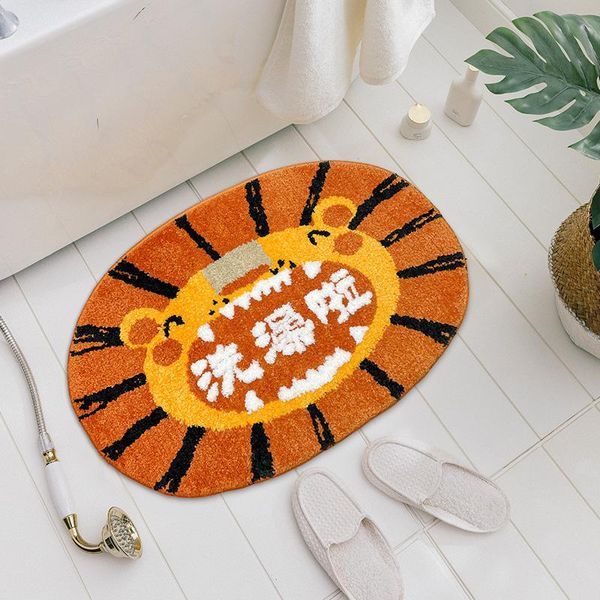 

carpets furry mat non-slip bath absorbent microfiber shaggy bathroom doormat soft fiber rug home decoration door