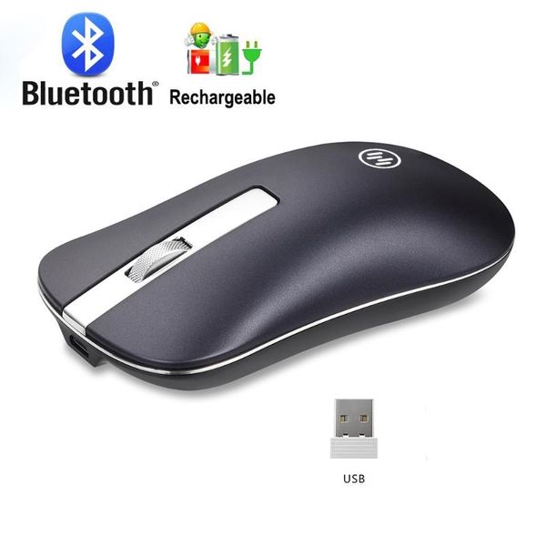 

rechargeable wireless mouse computer bluetooth silent for pc lap2.4ghz mini usb ergonomic mause noiseless mice