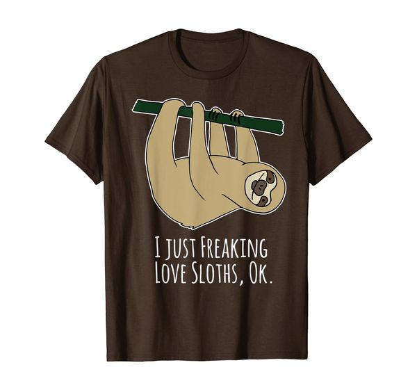 

i just freaking love sloth shirt for girls boys, White;black