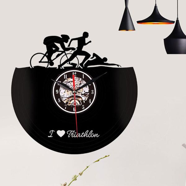 

wall clocks ride bike decorative creative style non-ticking silent antique rubber clock home living room l523