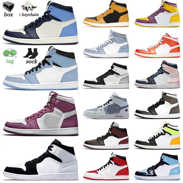 

2022 new fashion size 36-46 1 1s basketball shoes jumpman mid triple black cactus jack rebellionaire mide armory navy womens mens sneakers t