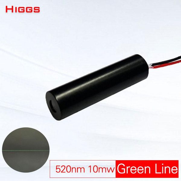 

high stability 520nm 10mw green line laser module industrial grade optical signal source level marking accessories customizable portable lan