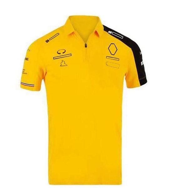 

2021f1 formula one racing suit summer men's short-sleeved lapel polo sweatshirt, quick-drying and breathable, can be customized to incr