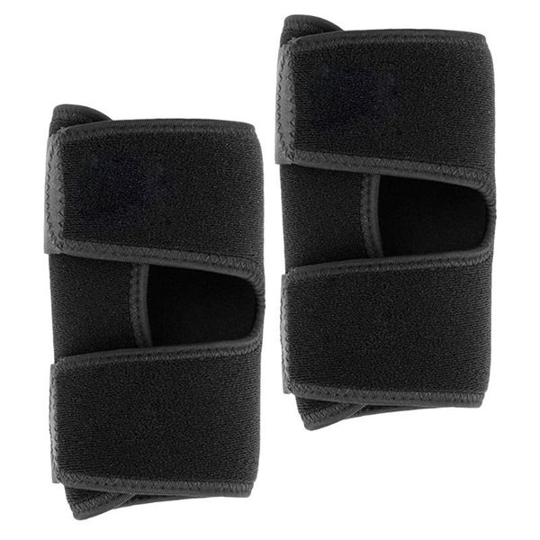 

elbow & knee pads 2pcs cycling protector breathable cover outdoor sports pad, Black;gray