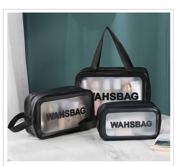 

makeup bag pvc waterproof travel organizer transparent wash kosmetyczka damska big middle small trousse de toilette cosmetic bags & cases
