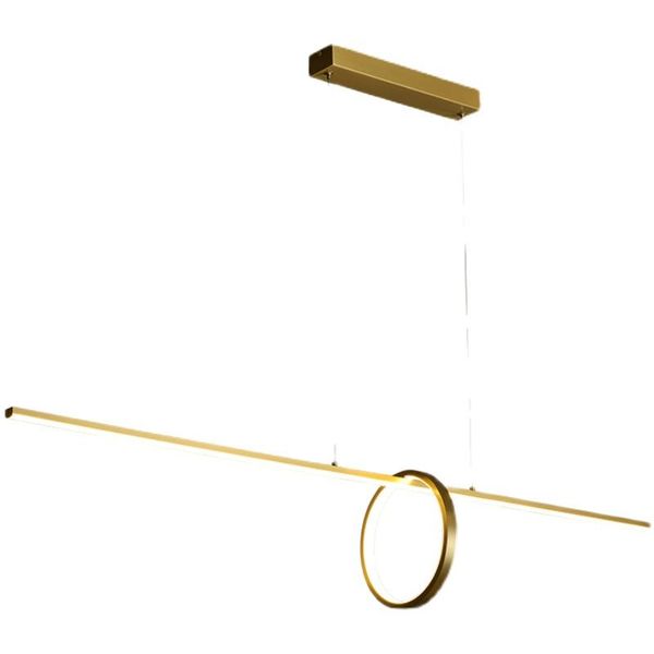 

pendant lamps postmodern minimalist light luxury copper chandelier creative personality design restaurant bar