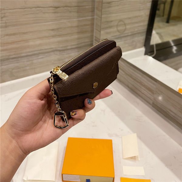 

card holder designer coin purses key pouch designers womens handbags purse fashion cartoon wallet luxurys gift for child bag, Brown;gray