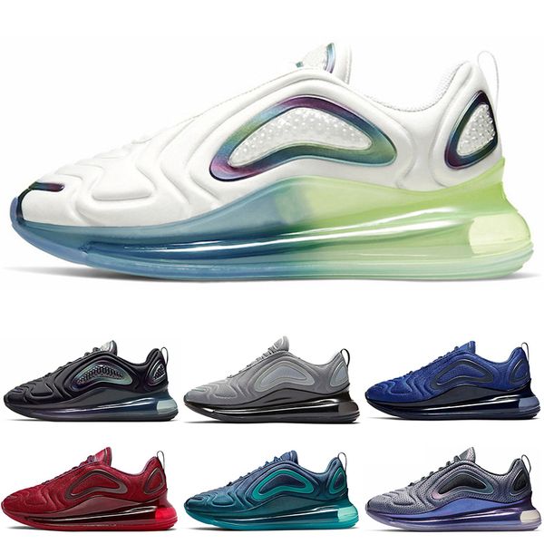 

720s running shoes man woman sneakers aqua powder be true black red branding bubble cool grey midnight navy nightshade oreo oxygen purple si