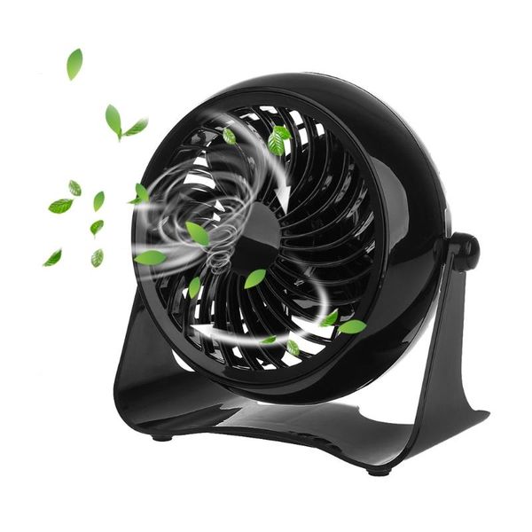 

electric fans portable 5v small desk usb 5 blades mini operation super mute silent