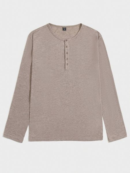 

men half button placket tee u1ph#, White;black