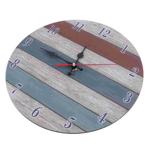 

wall clocks rustic clock decoration household hanging wooden adornment