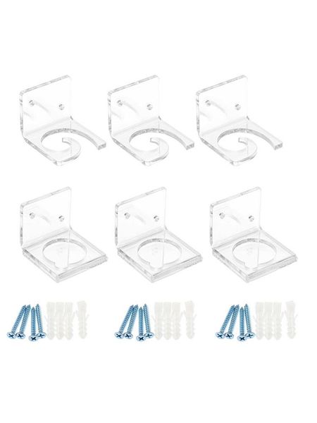

pairs/ fishing rod holder professional pole rack transparent acrylic support stand for accessories