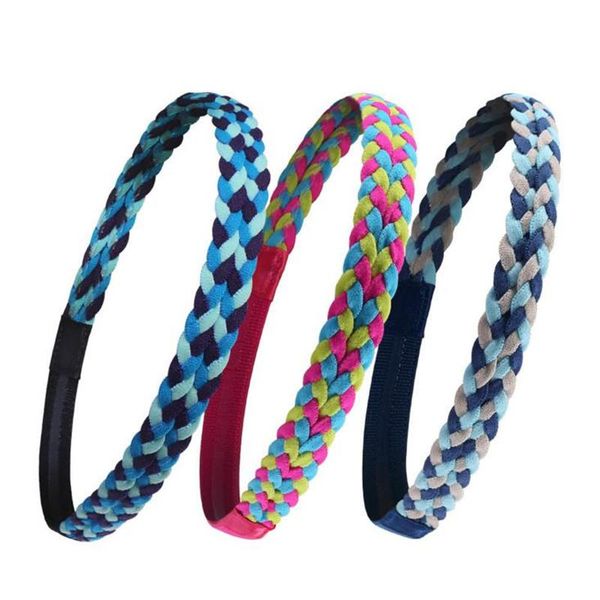 

cycling caps & masks polyester outdoor sports running head warp hair band riding headband sport yoga headbands accessories, Black