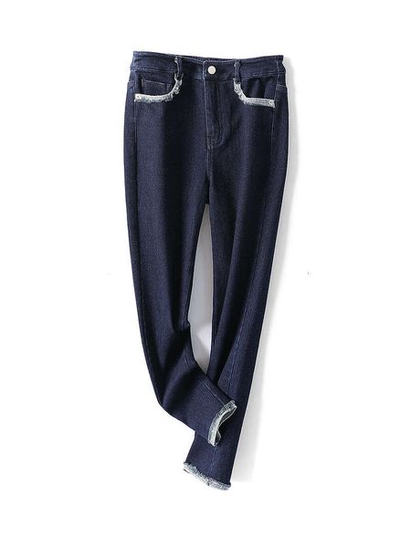 

flower bud mall 429 yuan pencil gold women's winter style, Blue