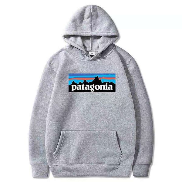 

hoodies fashion patagonia mens designer fast sports outdoors casual cotton for men and women asia size, Black
