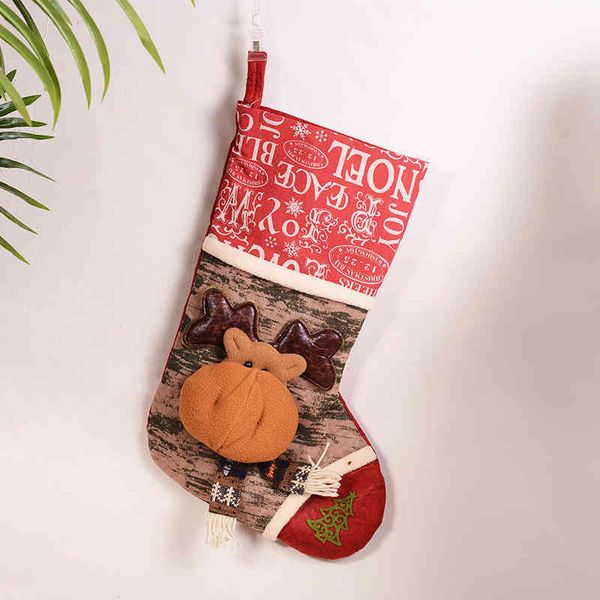 

christmas new socks cartoon scene decoration old man snowman