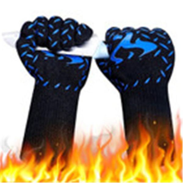 

tools & accessories kitchen gloves for bbq double insulation barbecue supplies anti-slip fireproof