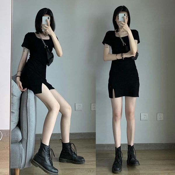 

casual dresses dress summer women's, Black;gray