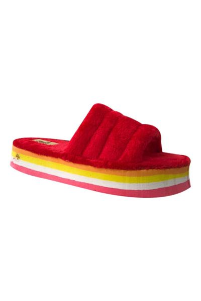 

women's red heels home in-house slippers, Black