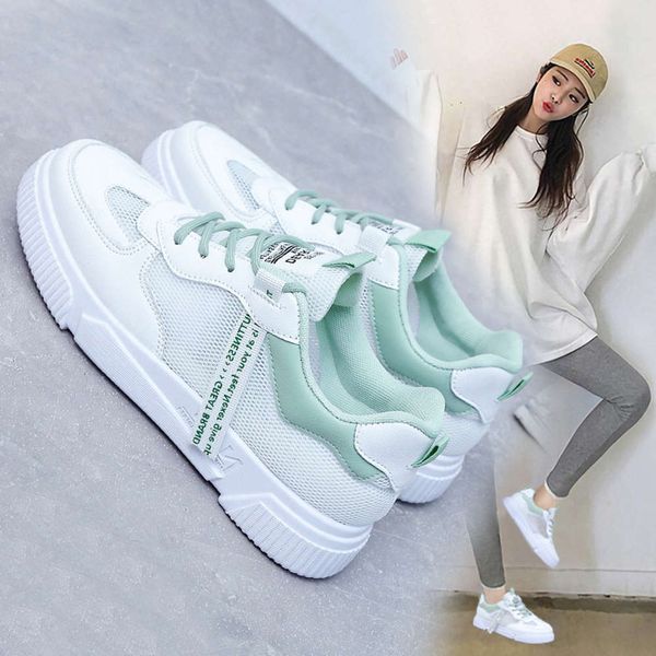 

casual shoes xiaobai shoes women's 2021 summer new korean board street pgraphy students' casual breathable mesh comfortable nr6v, Black