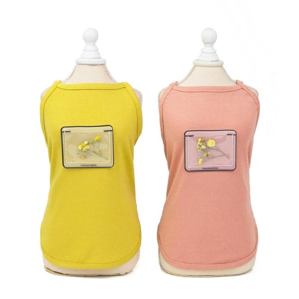 

dog apparel pet cat clothes cute kitten summer little sling vest spring
