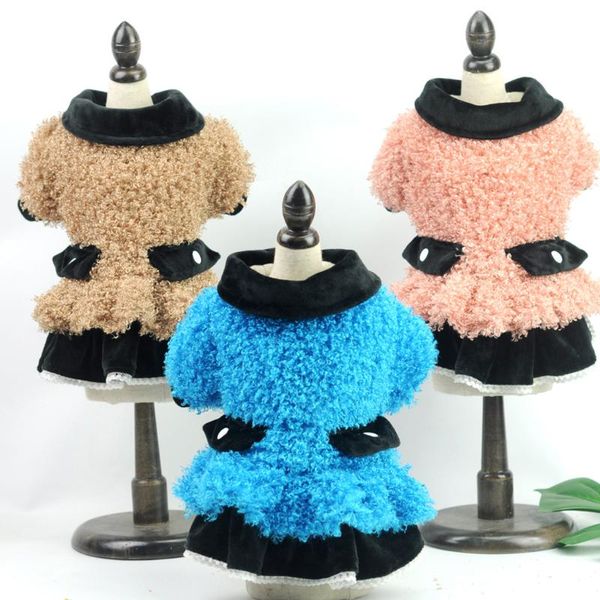 

dog apparel pet clothes cashmere plush warm coat winter pets cat for small dogs jacket clothing warmer 2021
