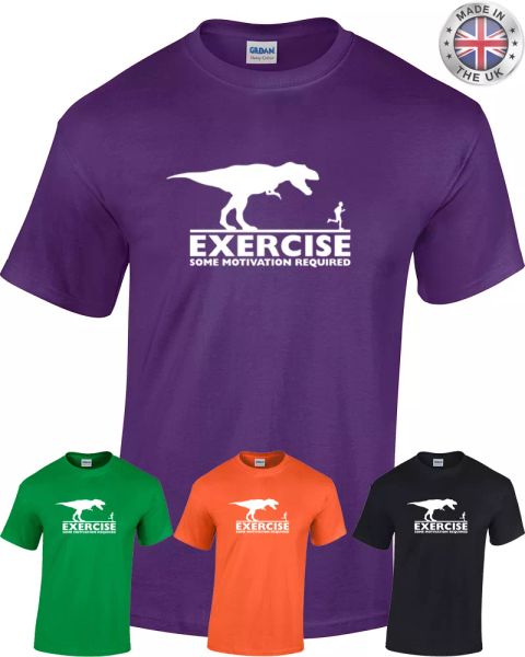 

ejercicio some motivaciÃ³n requerida camiseta divertida hombre mujer, White;black