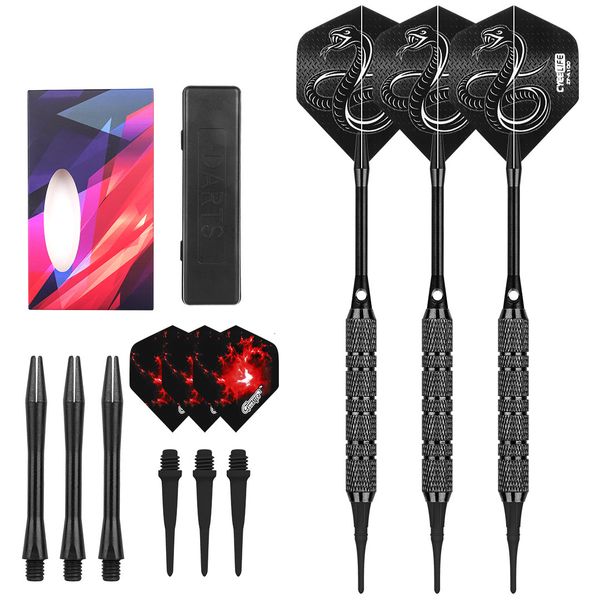 

3 sets darts of 20g black dart barrel set soft electronic target needle