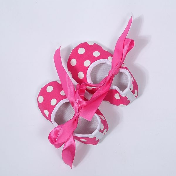 

dance walking baby bow tie cloth laces soft soled cotton shoes