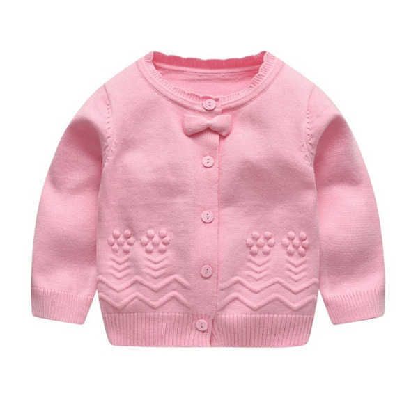 

baby kids girl round neck cardigan knit sweater cotton g1026, Blue