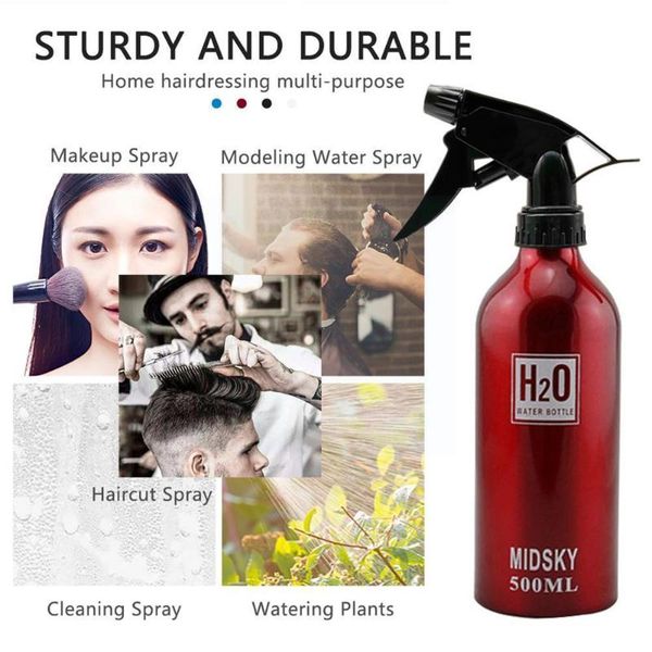 

storage bottles & jars 500ml hairdressing spray bottle empty refillable alcohol dispenser salon disinfectant water barber sprayer mi n9o2